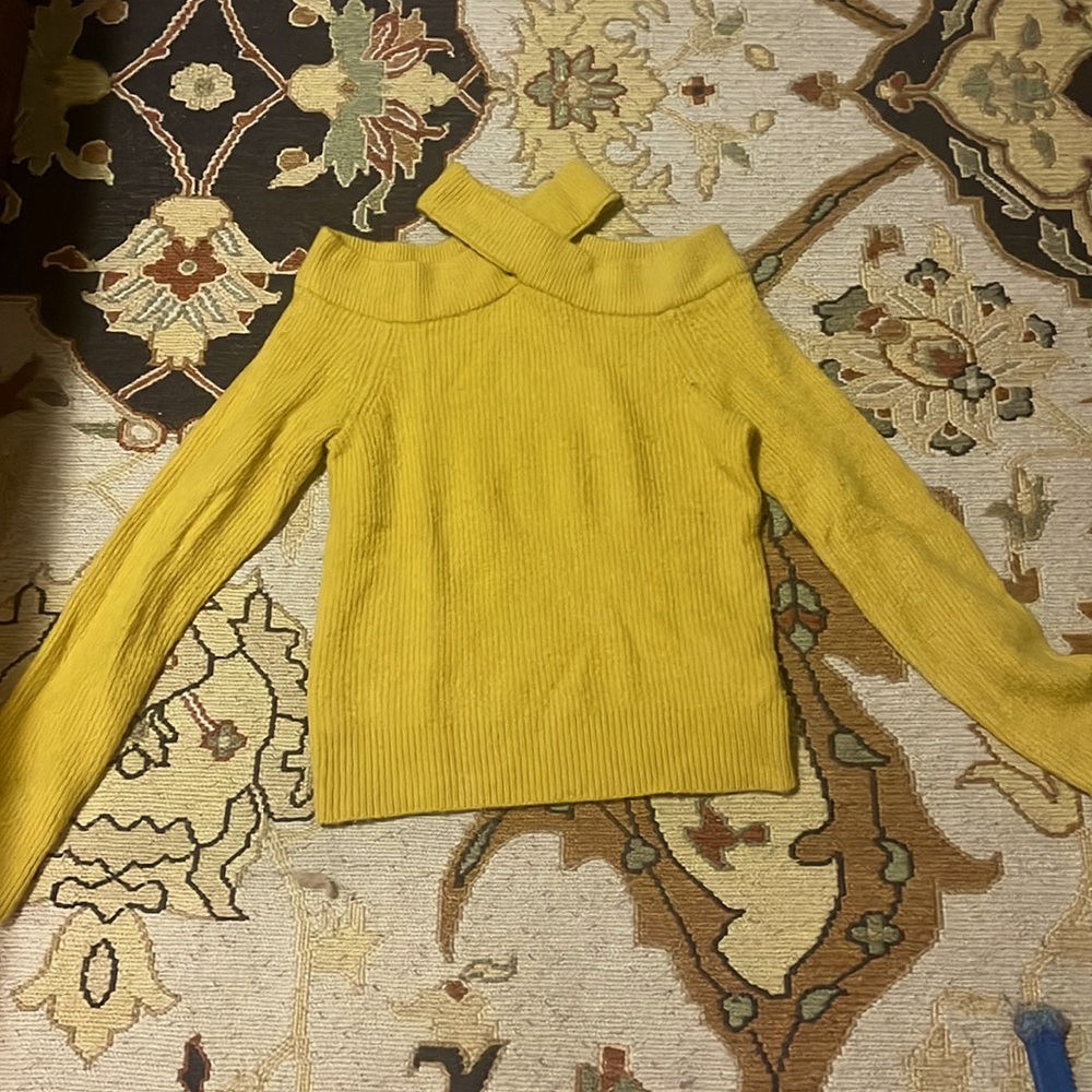 Anthropologie off shoulder sweater